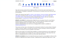 Desktop Screenshot of hansard.millbanksystems.com